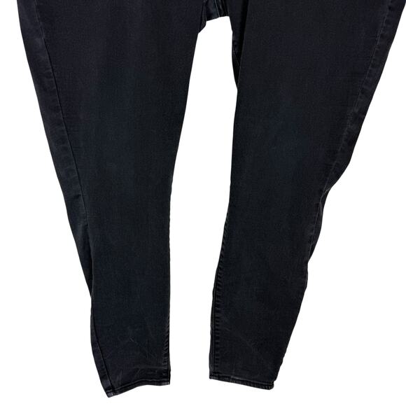 Signature By Levi Strauss Jeans Womens 18 Black Denim Stretch Modern Skinny Leg - Picture 4 of 16